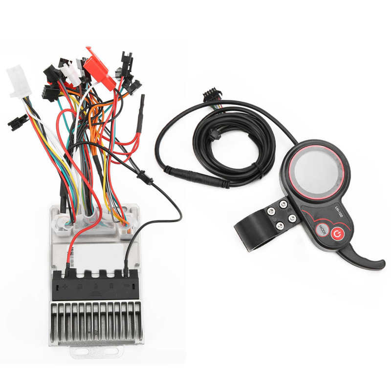 Electric Bike Motor Brushless Controller 34V/48V Electric Bike Controller Box Heat Dissipation for Electric Bike