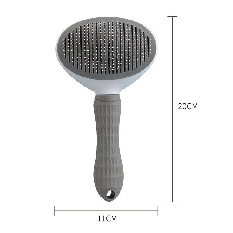 Cepillo de pelo para perros y gatos, peine de masaje de autolimpieza, Golden Retriever, productos para mascotas, accesorios
