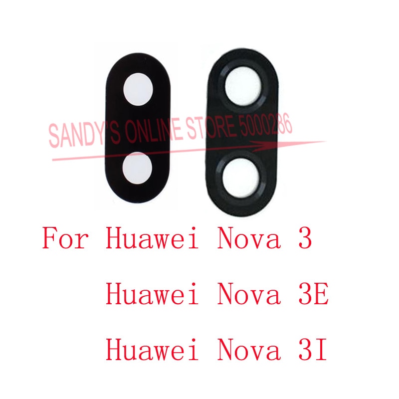Rear Back Camera Glass Lens For Huawei Nova 3 3E 3I Nova3 Nova3e Nova3i Back Camera Lens Glass Repair Spare Parts