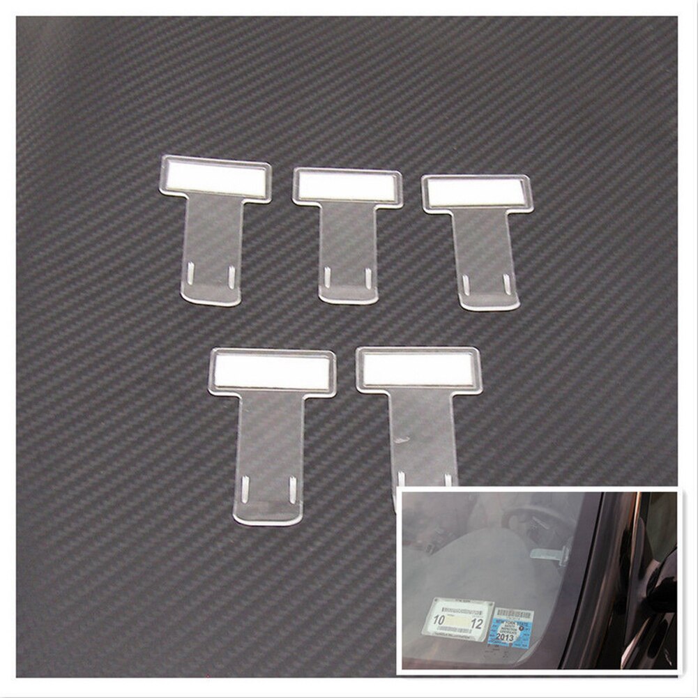 Car Vehicle Parking Ticket Permit Holder Clip Sticker Windscreen Window Fastener Stickers Kit Car Styling Accessories
