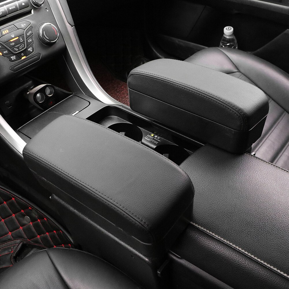 Support universel réglable de coude de repos de bras de Console centrale de voiture de boîte d'accoudoir de voiture d'organisateur d'écart de siège automatique