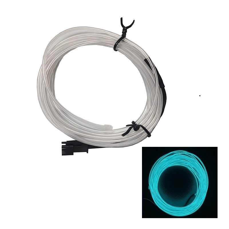 Luz de neón Flexible de 1M/3M/5M/10M, cable EL Led neón para de baile, decoración de ambiente, lámpara RopeTube, tira Led Multicolor impermeable