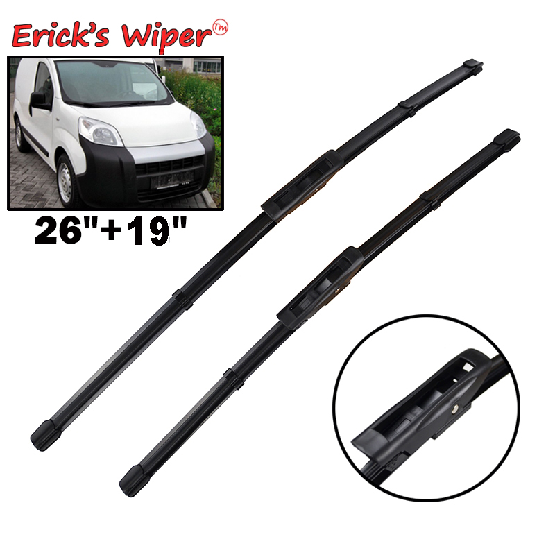 Erick's Wiper Front Wiper Blades For Fiat Fiorino MK3 - Europe Model Windshield Windscreen Window Rain Brushes 26"+19"
