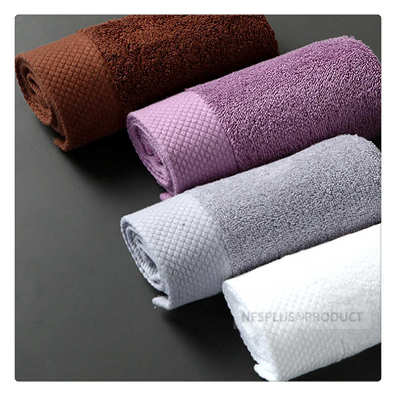 Juego de toallas de baño de lujo para adultos, 100% algodón, blanco, café, Morado, gris, toalla de rizo, paño de mano y cara