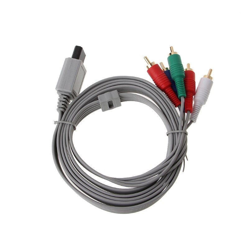 1.8M Component 1080P Hdtv Av Audio 5RCA Adapter Kabel Draad Koord Voor Nintendo Wii Console