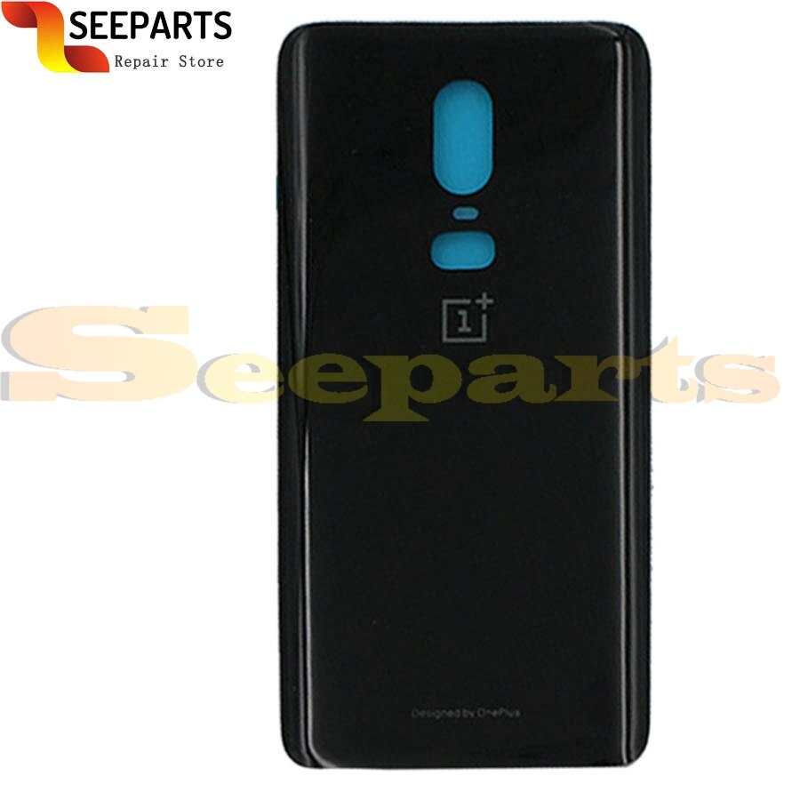 6.28"Glass For One Plus 6 Back Battery Cover Door Rear Glass For oneplus 6t battery cover for oneplus 6 battery cover With Glue