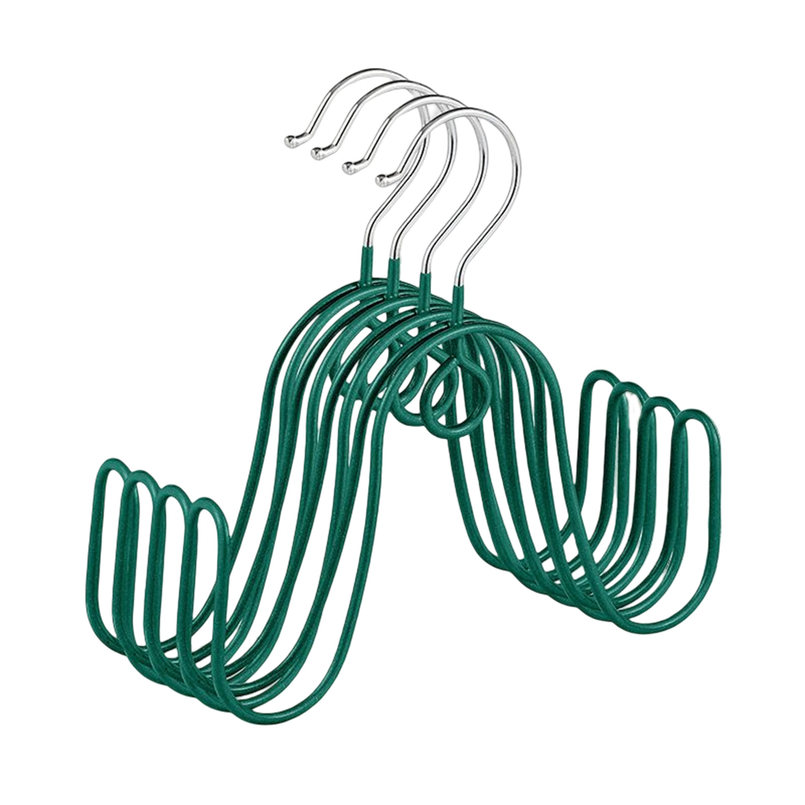 1Pcs Schoenen Hanger Rack Plastic Dubbele Haak Drogen Schoenenrek Multifunctionele Drogen Schoenenrek Slaapkamer Sjaals Kleding opslag Haak: Mixed Color