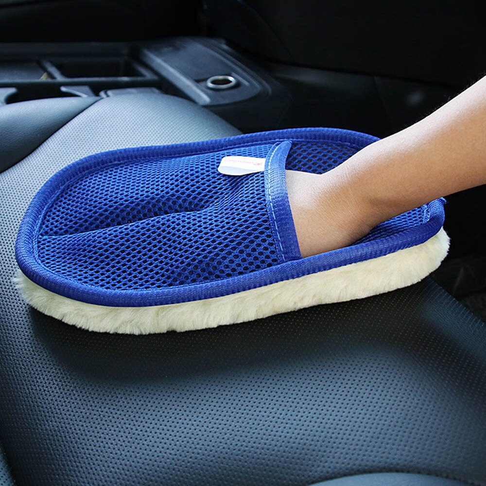 Auto Detailing Borstel, Nylon Haar Auto Detail Borstel, Auto Interieur Reinigingsborstel met Rubberen Handvat, Antislip Arbeidsbesparende Auto Reinigingsborstel voor Interieur