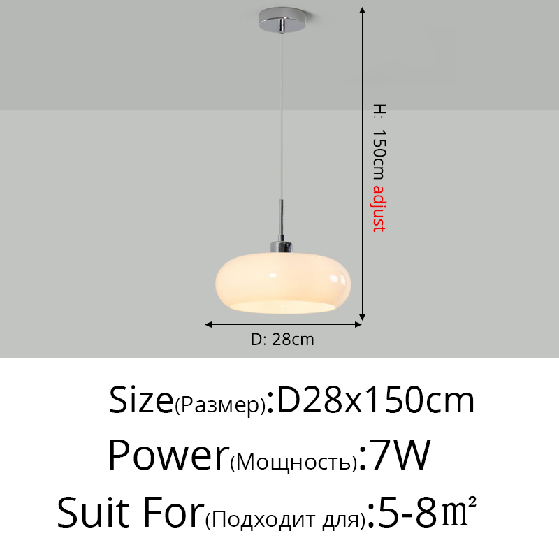 Moderne oranje witte glazen kroonluchterverlichting voor woonkamer, eetkamer, slaapkamer, plafond, binnen, hanglamp, dimbare home deco-lamp: Roze