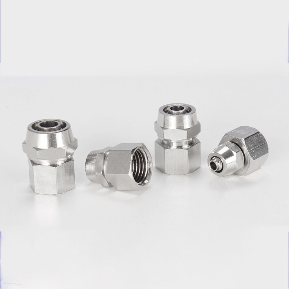 Twist Fit 4/6/8/10/12mm OD Hose x 1/8 "1/4" 3/8 "1/2" Bsp Pneumatische Quick Schroef Air Montage