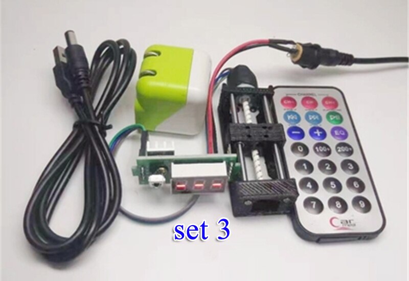 Motor paso a paso de tornillo lineal micro de 15mm, 2 fases, 4 cables, usado con deslizador de soporte