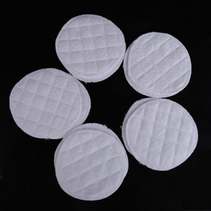 10pcs/Set Reusable Cotton Nursing Pads Mommy Feeding Breast Pads Women Washable Chest Inserts Pad Feeding Breastfeeding Pad