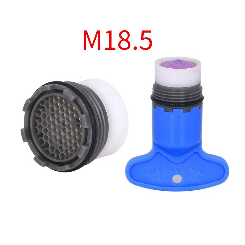 Llave aireadora de grifo con filtro burbujeador, herramientas de extracción de espuma, instrumento práctico: Rojo