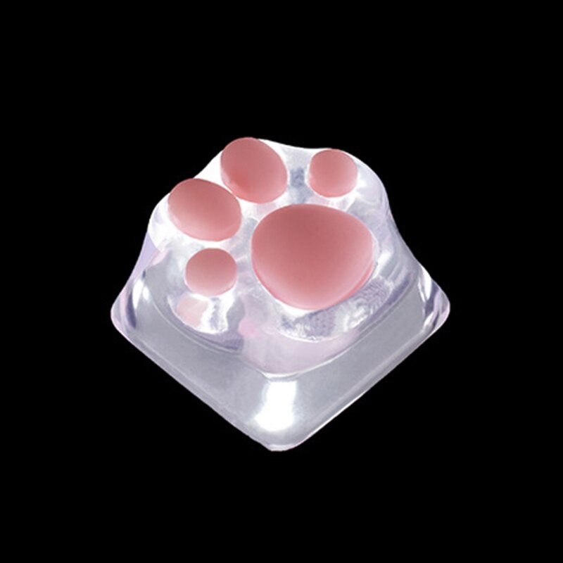 Paw Keycaps Personality Transparent Resin Kitty Paw Artisan -C... – Grandado