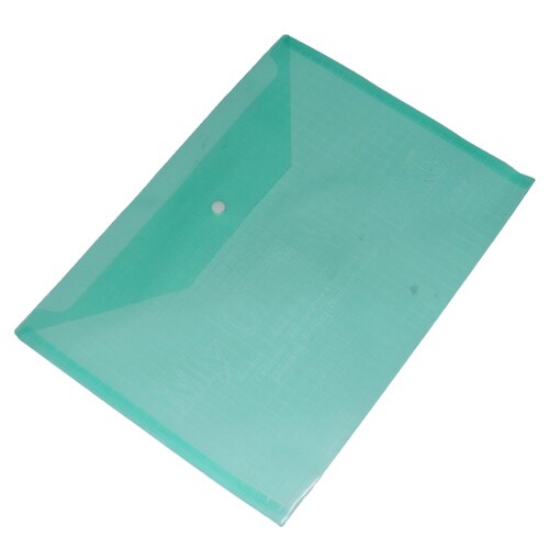 10 Pcs A4 Organizer PVC Presentation Binder Folder Receive Bag Concise Diario Planner's Filing Products Paper Holder Bag: Green