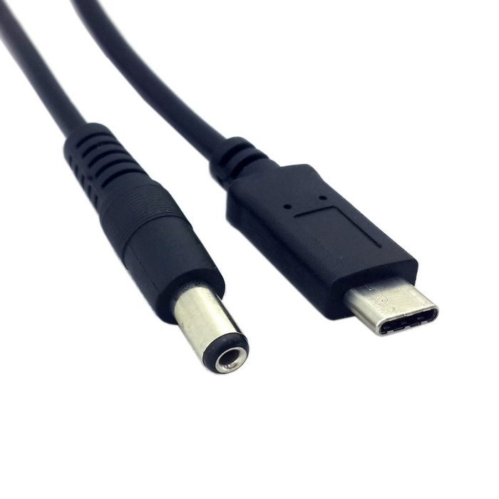 Cy Kabel 20Cm Usb 3.1 Type C USB-C Dc 5.5 2.5Mm Power Plug Extension Kosten Kabel Voor apple Laptop