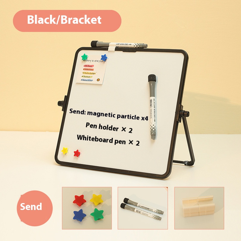 Funi Dubbelzijdig klein whiteboard Magnetisch uitwisbaar beugeltype Whiteboard Bureau Schrijfbord Hangend Educatief Graffiti Klein tekentafel Thuisbord Prikbord Tafel Notitiebord Uitwisbaar: 79*36 inches / Optie 5