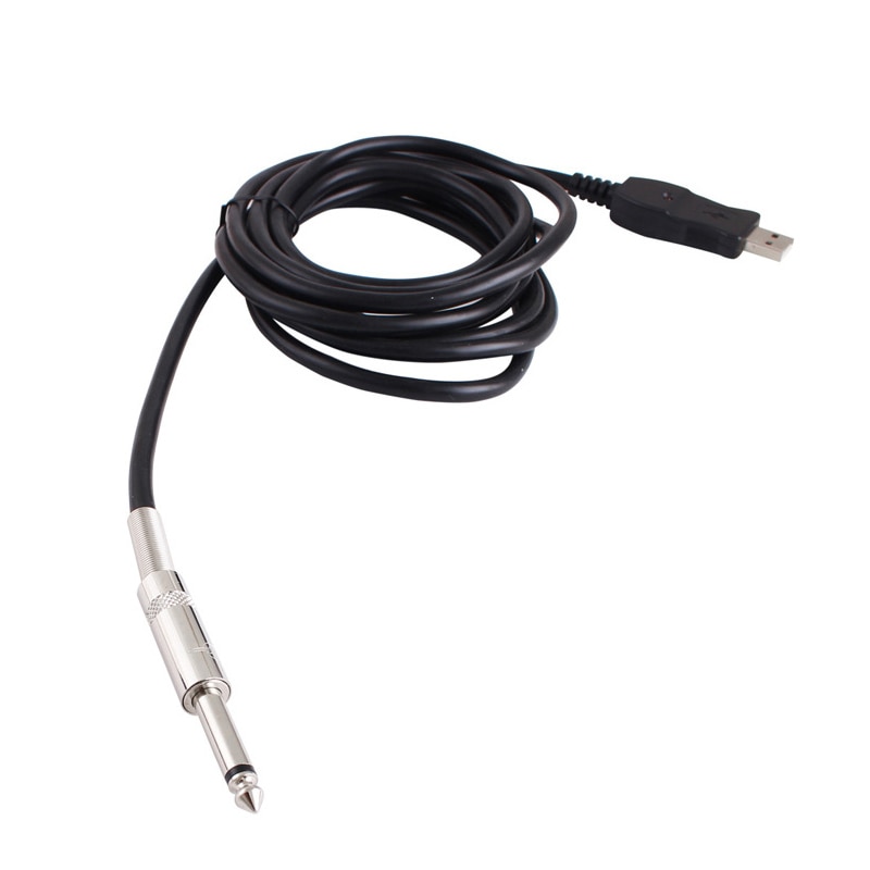 Usb Gitaar Kabel 3 Meter Elektrische Gitaar Kabel Usb Gitaar Recorder 10 Ft Usb Naar 1/4 Inch Gitaar Kabel Plug en Spelen Jam Record O