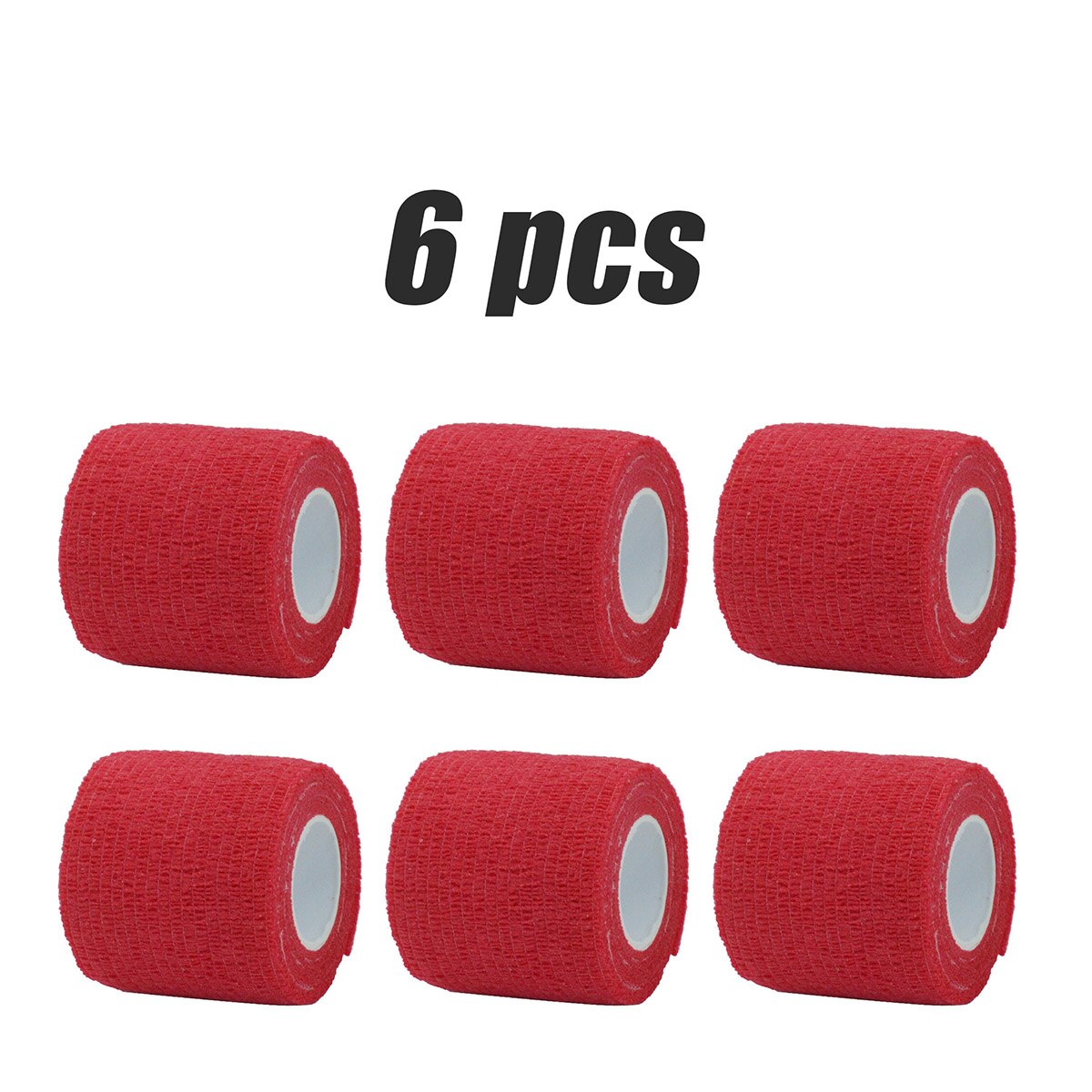 Cinta Elastoplast para rodilleras, vendaje elástico autoadhesivo deportivo gules, 1/6/10 piezas, para dedo, tobillo y palma: 6 Pcs / 10cmX4.6m