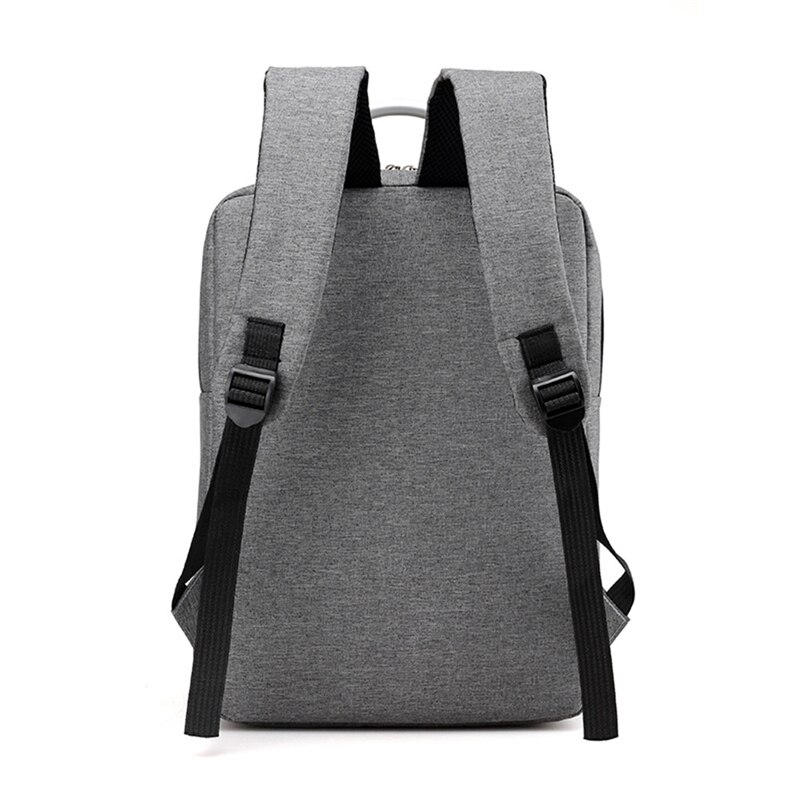 Mochila cuadrada sencilla para hombre, bolsa de tela Oxford para ordenador portátil de negocios, resistente al agua, de ocio, de , nueva
