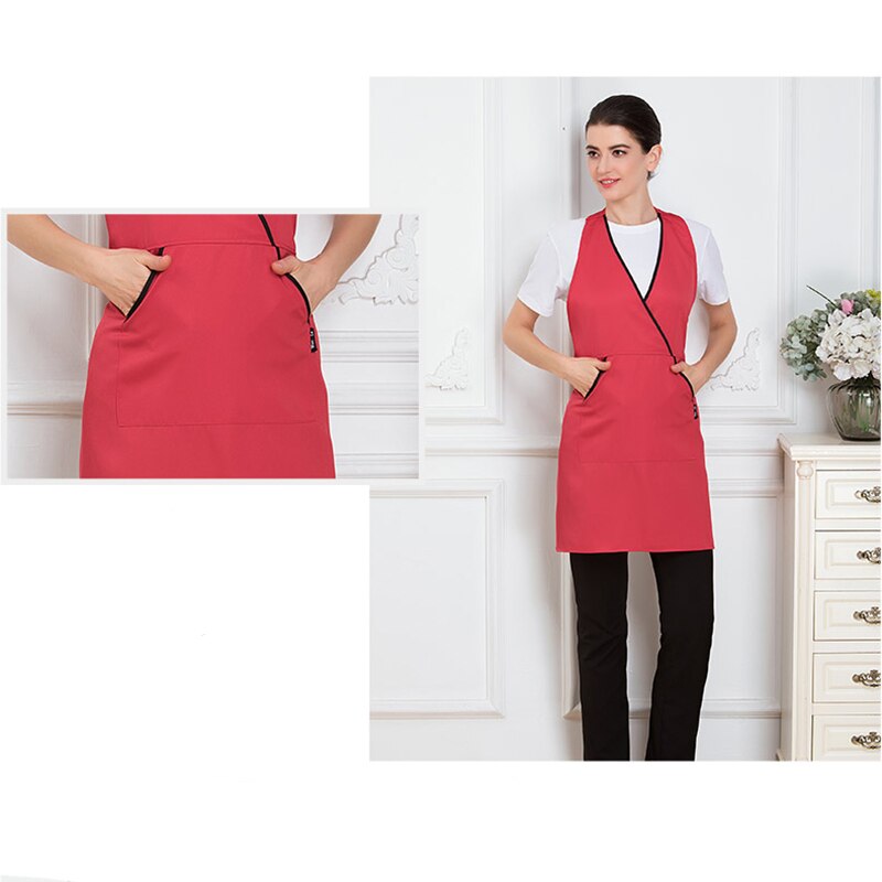 Unisex Beentje V-hals Tie Chef Schort Hotel Westerse Restaurant Keuken Werk Coffee Shop Party BBQ Catering Service
