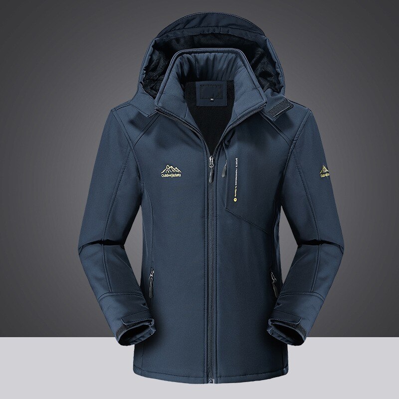 Manteau à capuche pour homme, veste chaude, – Grandado