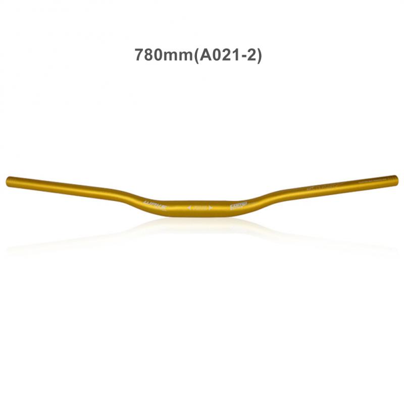 MTB Handlebar Aluminum Alloy Bicycle Swallow Handle 31.8*780mm/720mm Matt Black Bike Handlebars Matte Mountain Bike Accessories: 780mm Golden