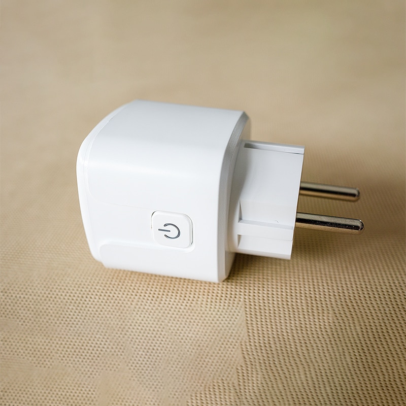 Enchufe inteligente con WIFI, control inalámbrico, aplicación compatible con alexa, control de voz de Google, estándar europeo, AC110V, 240V, 16A