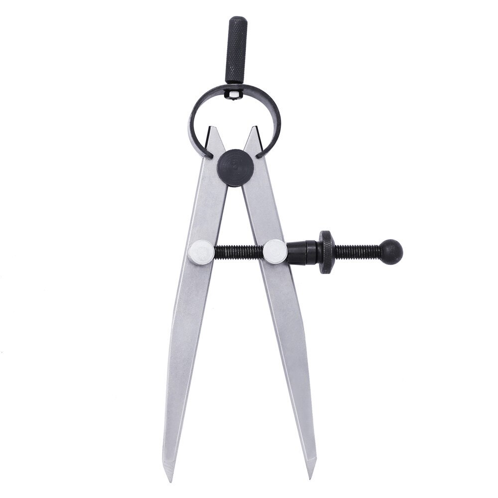 Leather Stitch Hole Distance Measure Tool Durable Carbon Steel Scriber Divider Wheel Compass Leather Divider Tool Rotary Cutter