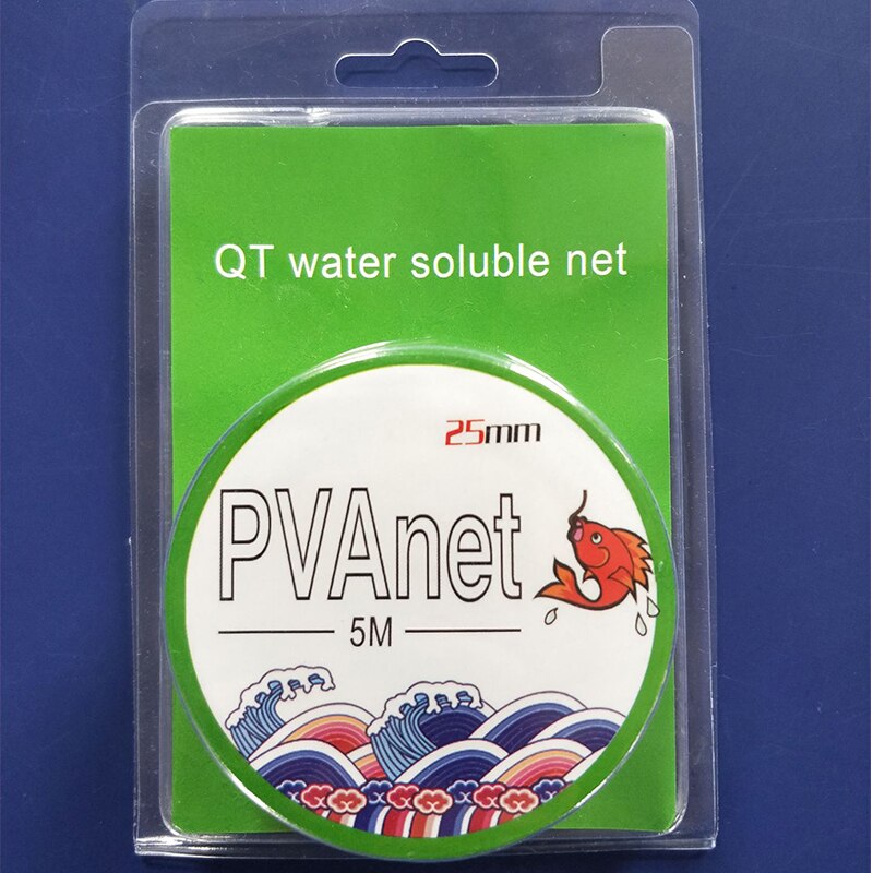Goture PVA filet de pêche carpe pêche longue coulée filet d'appâtage 5M maille étroite instantanée fondu Net mangeoire accessoires de pêche attirail