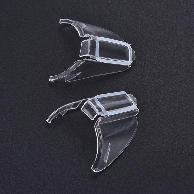 Cubiertas protectoras para gafas de seguridad, protectores laterales de poliuretano TPU, Protector lateral de solapa transparente, 1 par