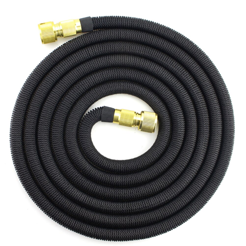 Garden Hose Water Expandable Watering Hose High Pressure Car Wash Expandable Garden Magic Hose Pipe: 75FT / 	Black