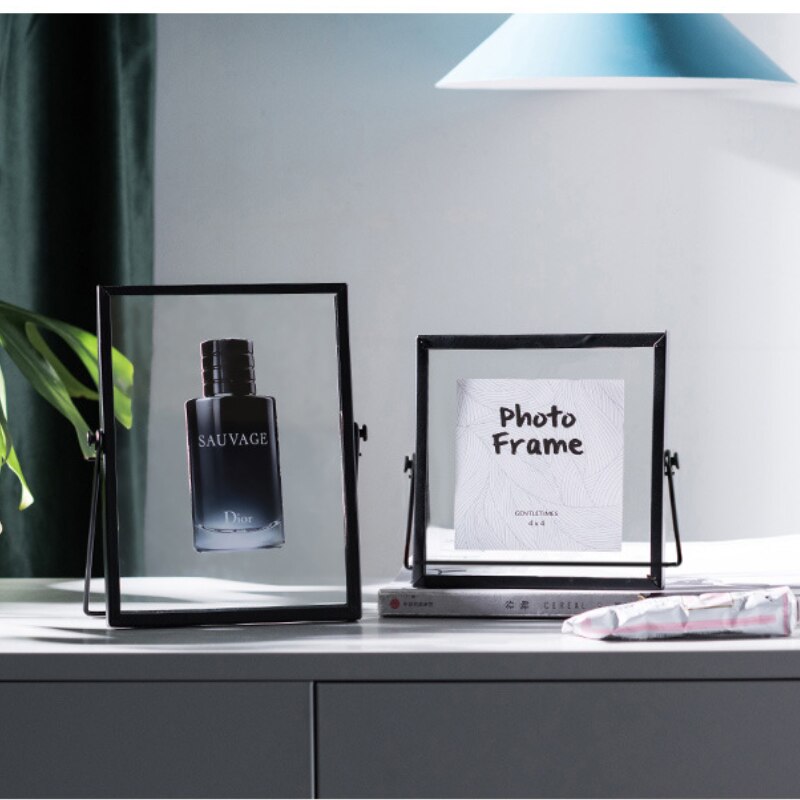 Cadre Photo géométrique en fer forgé, accessoires décoratifs créatifs pour la maison