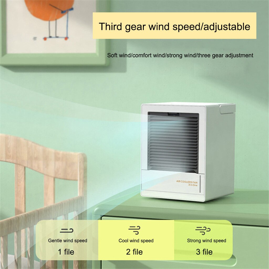 Portable Fans That Cool Like Air Conditioners Mini Portable Fans Air Conditioner Cooler Multi-fu... – Vicedeal