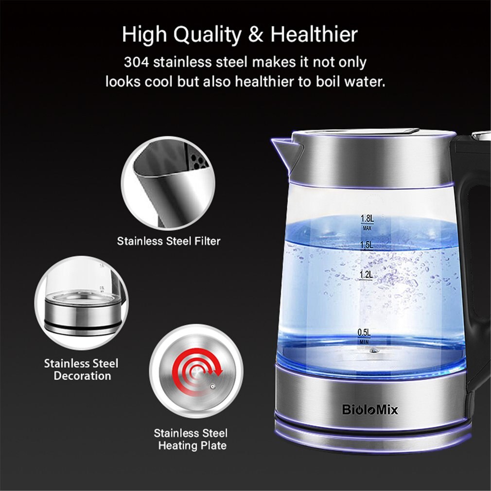 Electric kettle Smart Constant Temperature Control kitchen Water kettle samovar 1.8L Thermal Insulation teapot automatic