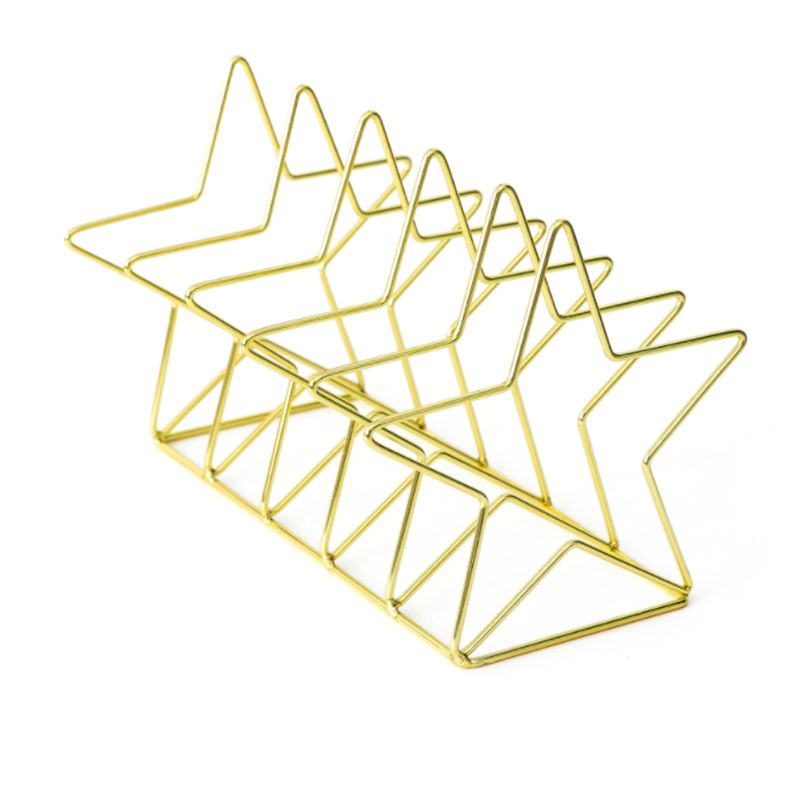 Metal Bookshelf Bookends Book Support Stand Desk Organizer Storage Holder Shelf File Organizer Bookshelf Magazine Rack for Offic