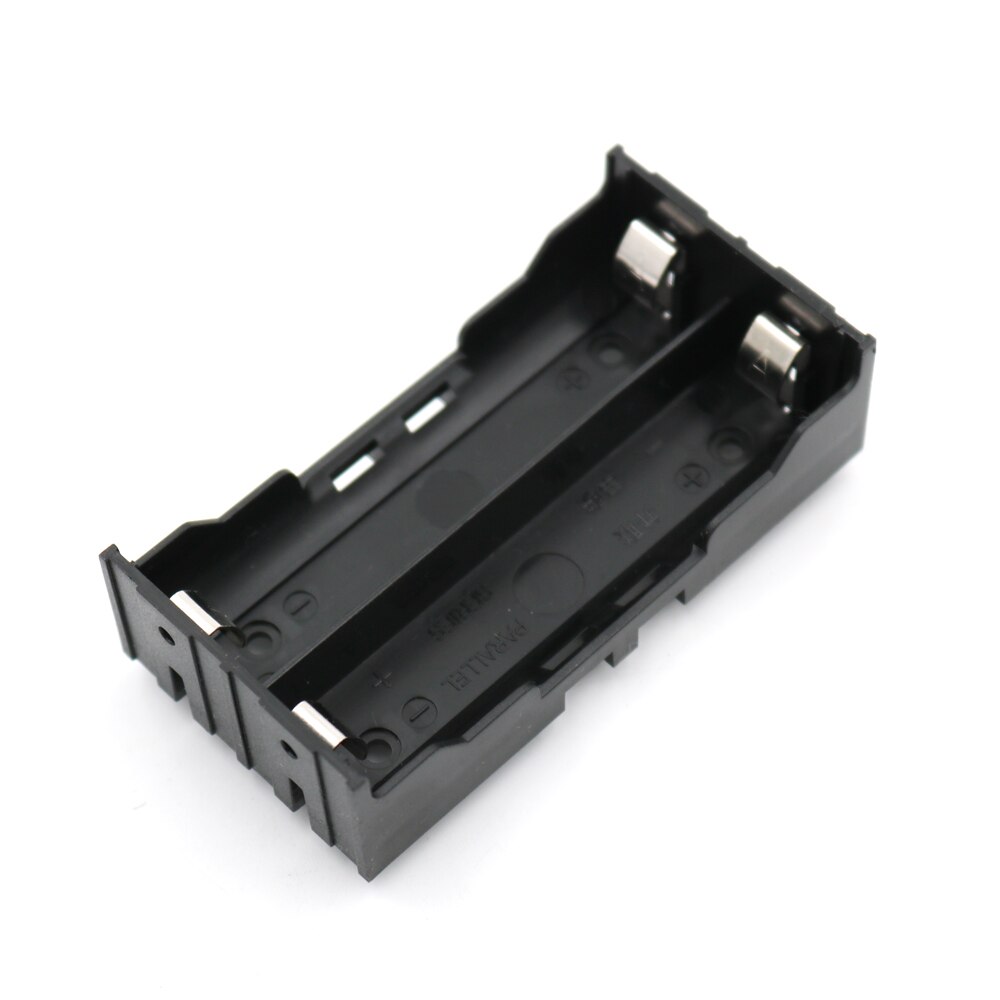 4 3 2 1 Section Battery Terminal Case Holder Series parallel Storage Box For 18650 Rechargeable Batteries 3.7V DIY Connector: 2P