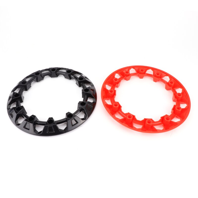 4pcs 6-inch ATV Wheel Trim Hub Protection Decor Rim Cap Universal Vehicle All Terrain wheel Plastic Cover fit to 6 inch wheels