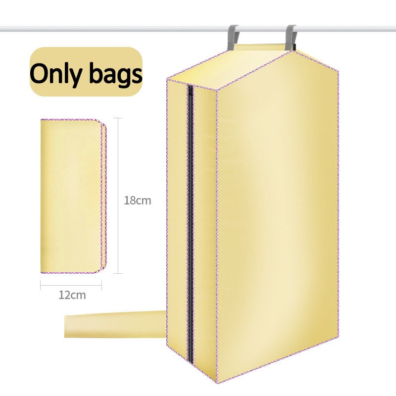 Electric Clothes Dryer Portable Quickly Drying Clothes Shoes Boots Electric Clothes Drying Machine Storage Cabinet Travel Home: only bags yellow