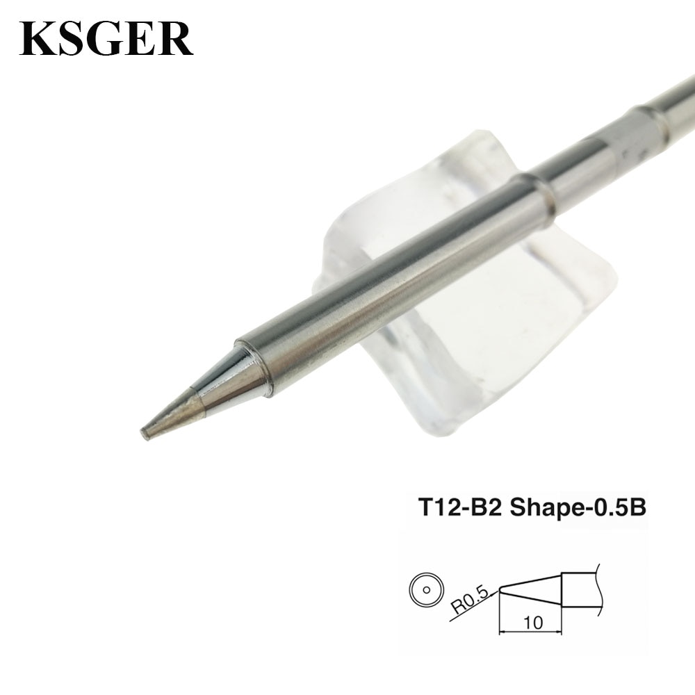 KSGER T12-B2 Tips STM32 OLED/LED Soldering Station DIY Welding Tip Soldering Iron For FX951 Hand8S Melt Tin Repair Tools
