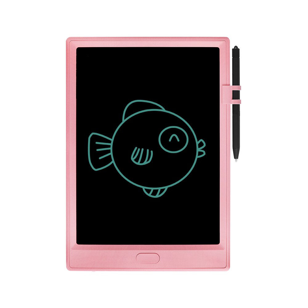 10.5 Inch LCD Bussiness Ultra-thin Digital Straight Edge Drawing Writing Tablet Pads LCD Writing Tablet: Colors Pink