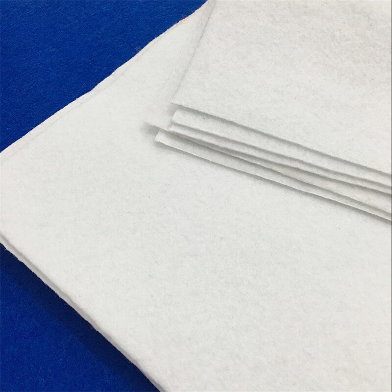 Soft white Non Woven Felt Fabric Sheets Fiber Thick Kids DIY Craft Assorted Fabric Square Embroidery Scrapbooking Craft AA8503