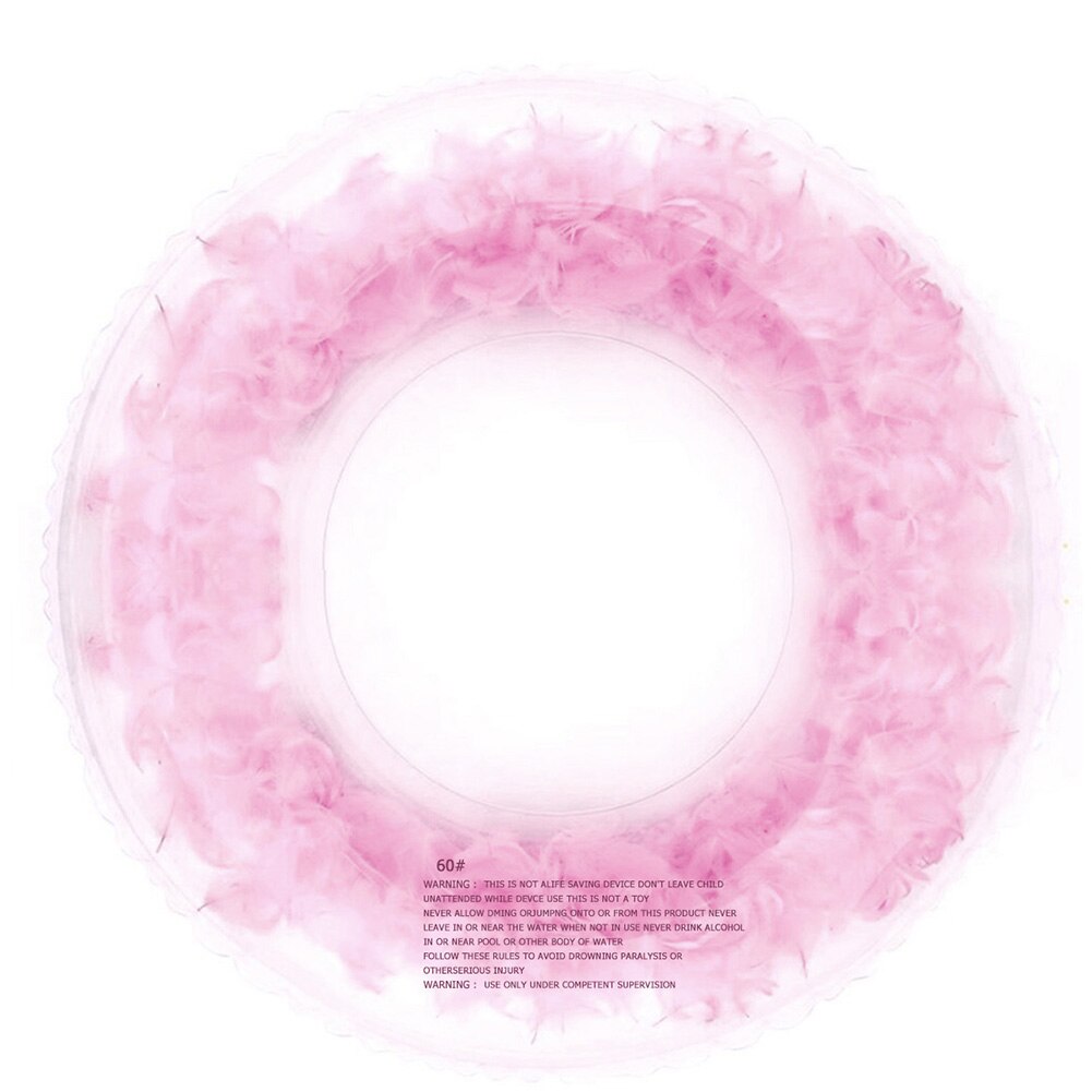 Zomer Strand Veer Zwemmen Ring Kinderen Volwassenen Verdikte Opblaasbare Pool Float Cirkel Voor Water Sport Protector Pvc Air Matras: pink 50cm