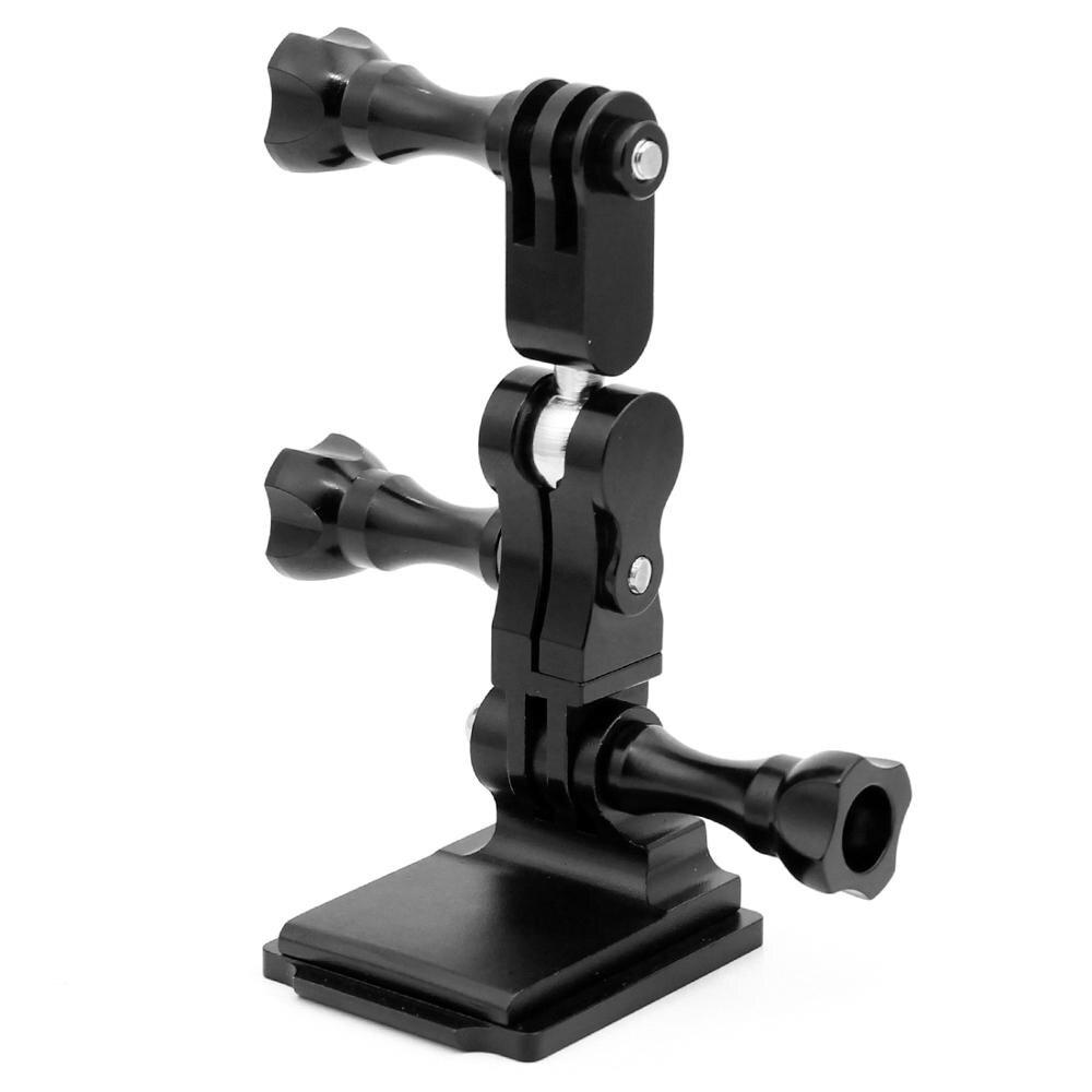 BGNing Adjustable 360Degree Rotation Extension Arm Action Camera Mount Adapter Connector for Gopro Hero 10 9 8 7 6 5 for YI 4K: w helmet base