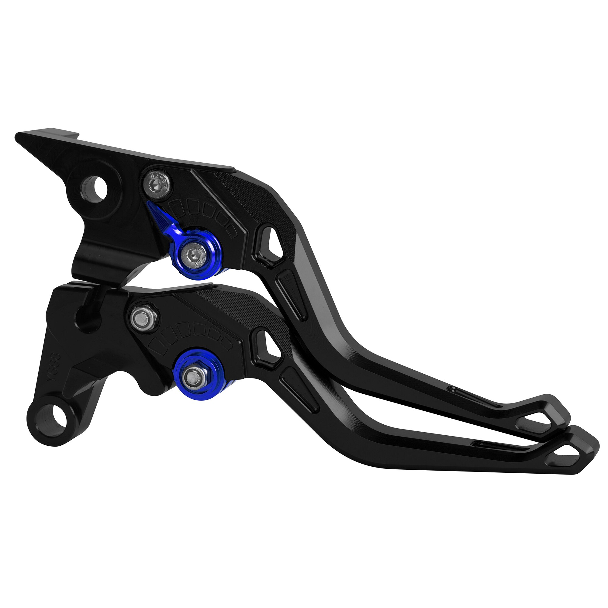For Yamaha FZ6 FAZER S2 FZ6R MT-07 FZ-07 FZ8 XSR 700 900 ABS MT07 FZ07 MT 07 Motorcycle Adjustable Brake Clutch Short Levers: Black Blue
