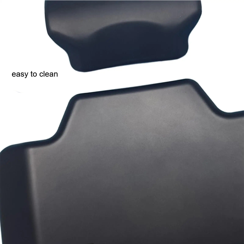 Respaldo negro para motocicleta, funda superior trasera suave, accesorios de modificación de cojín, almohadilla trasera Universal de fácil instalación para pasajero