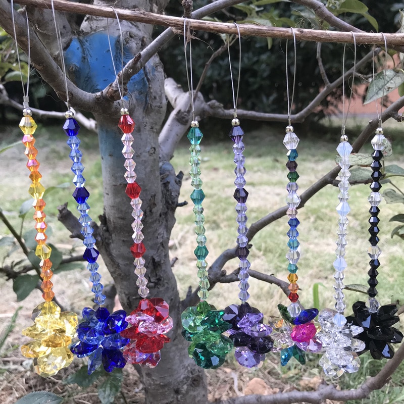5Pcs Suncatcher Feng Shui Hanger Clear Bruiloft De... – Vicedeal