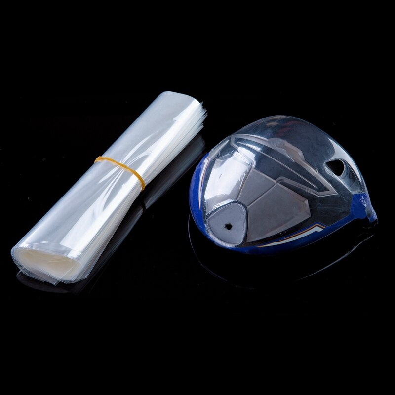 50Pcs Golf Heads Stickers Golf Club Heads PVC Heat Shrink Wrap Film