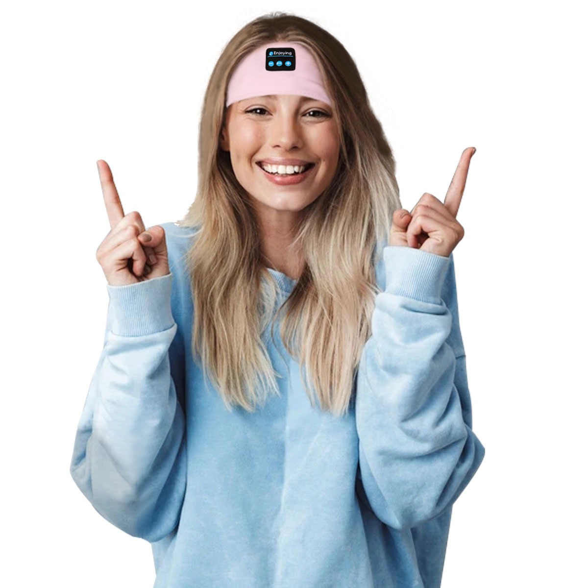 Fone Bluetooth-Kopfhörer, Sport-Schlaf-Stirnband, elastische kabellose Kopfhörer, Musik-Augenmaske, kabelloses Bluetooth-Headset-Stirnband