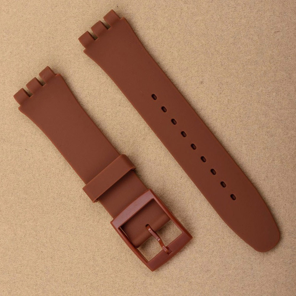 Accesorios de reloj para Swatch, correa de silicona con hebilla de 17mm y 19mm, correa de goma, correa deportiva para hombres y mujeres, correa de reloj de 20mm